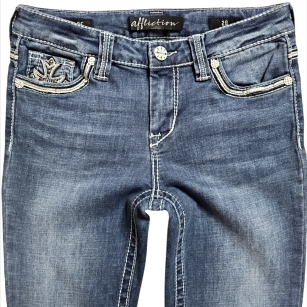 Affliction Jade Bootcut Jeans. Women's Size: Waist 28x33 Inseam. - Picture 8 of 15